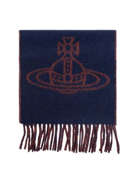 Orb-jacquard scarf