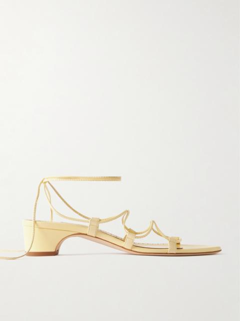 Manolo Blahnik Dellasan 30 Leather Sandals