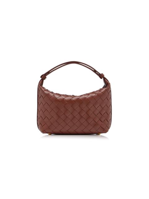 Bottega Veneta Wallace Intrecciato Leather Mini Bag brown