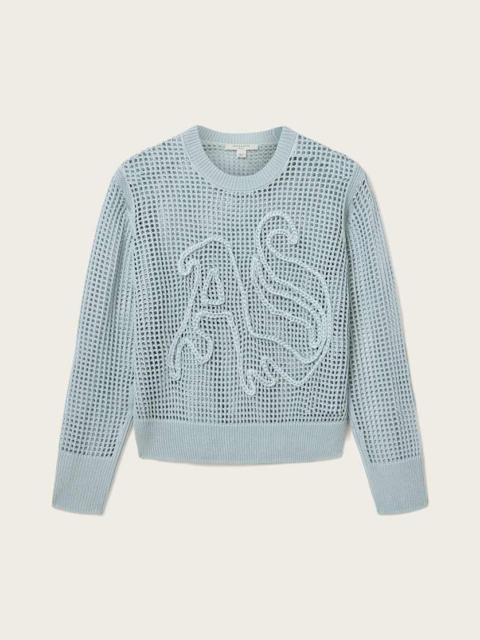 ALLSAINTS RAELYN RELAXED FIT OPEN STITCH SWEATER