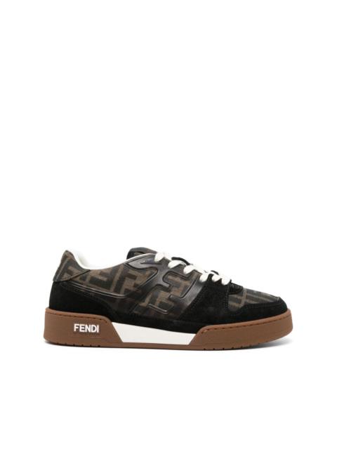 Zucca-monogram panelled sneakers