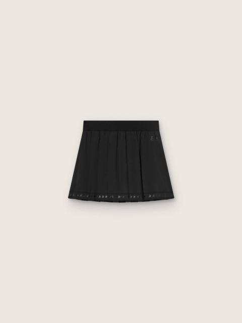 Golden Goose Pleated sports miniskirt in black
