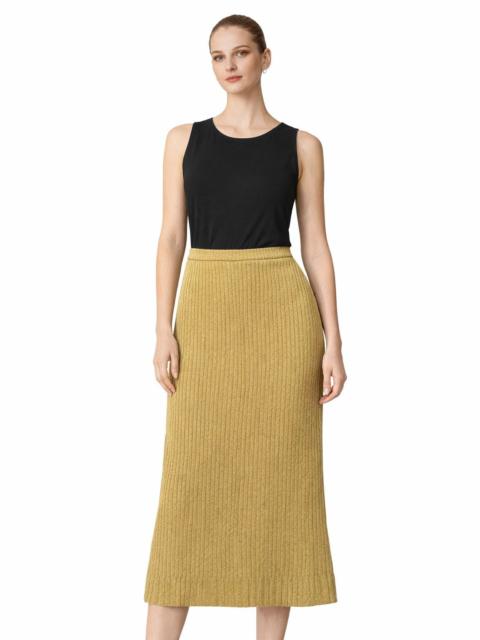 ISSEY MIYAKE Vintage Issey Miyake Permanente Ribbed Knit Pencil Skirt