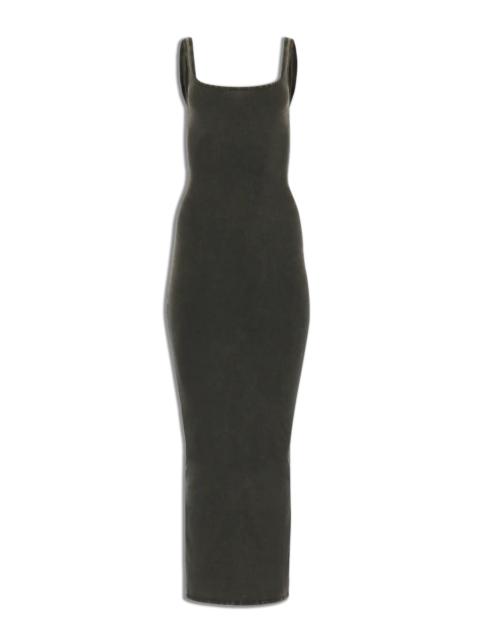 entire studios SQUARE NECK MAXI WASHED BLACK