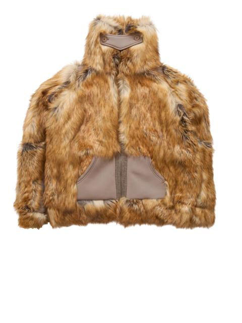 OTTOLINGER Ottolinger Oversized Fury Multiline Jacket Furry