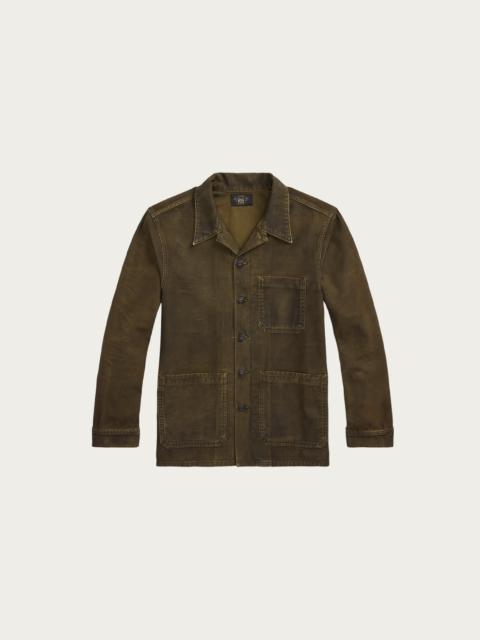 RRL by Ralph Lauren Reverse-Sateen Overshirt - Washed Brown