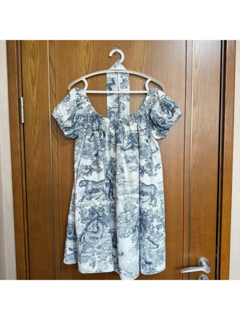Dior Dior Zoo Jungle Print Dress