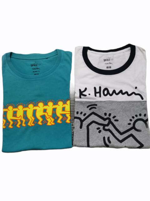 Other Designers Uniqlo - Lot of 2 Keith Haring X Uniqlo Pop Art Tee