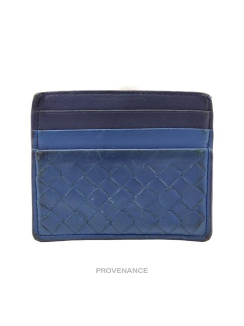 Bottega Veneta Bottega Veneta 6CC Card Wallet - Two-Tone Intrecciato