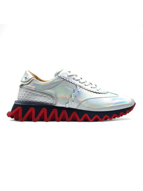 Christian Louboutin Loubishark Iridescent Sneakers - Laser Silver EU 44 / US 11