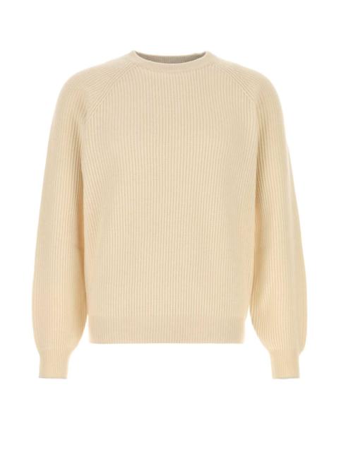 Brunello Cucinelli Brunello Cucinelli Men Cream Cashmere Sweater