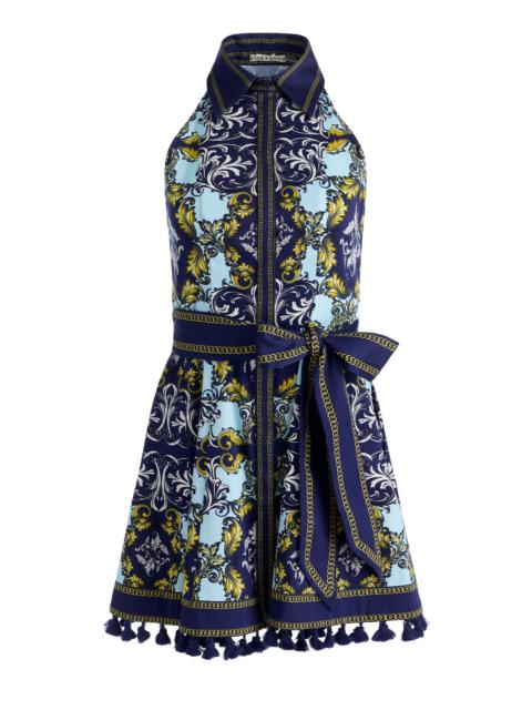 Alice + Olivia LUCY SLEEVELESS MINI SHIRT DRESS