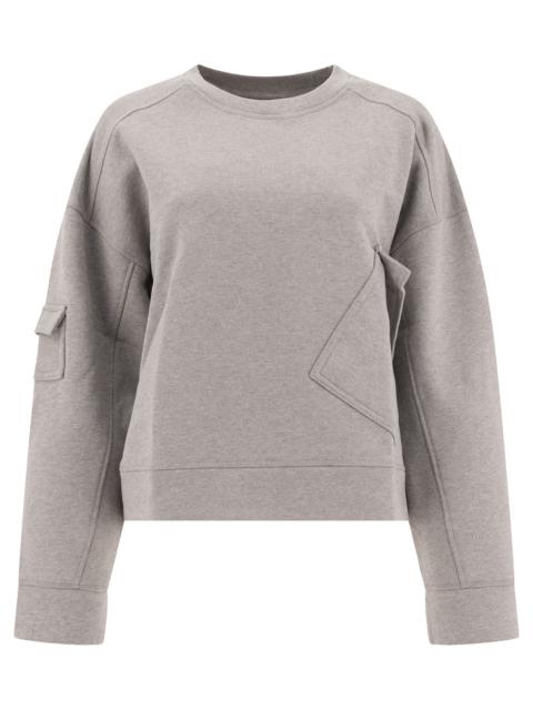 GANNI Ganni Sweatshirt With Asymmetrical Pockets