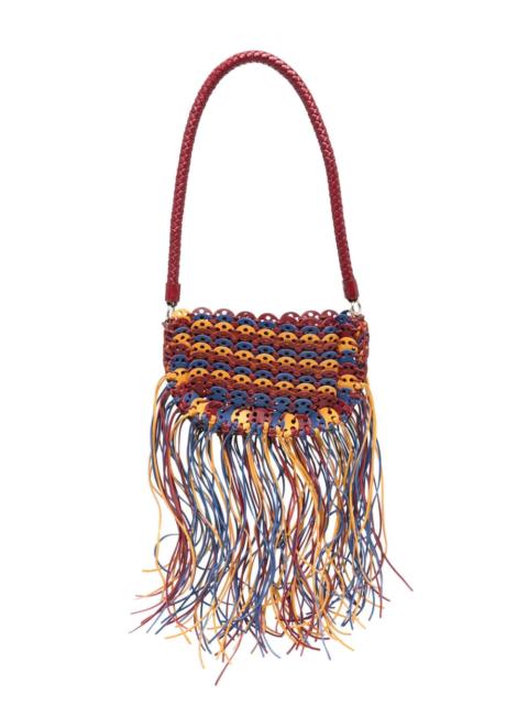 rabanne Rabanne Women Leather Shoulder Bag With Fringe