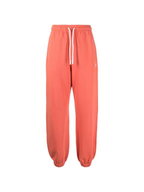 Marcelo Burlon County Of Milan logo-embroidered cotton track pants