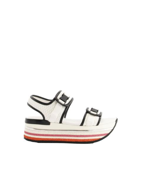 HOGAN Hogan H222 Platform Mesh Sandals