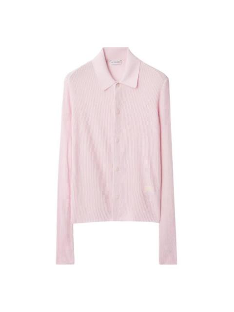 Burberry Burberry Rib Knit Long-Sleeved Shirt