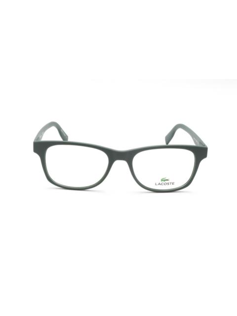 LACOSTE Lacoste Men's Green Rectangular Eyeglass Frames L2913