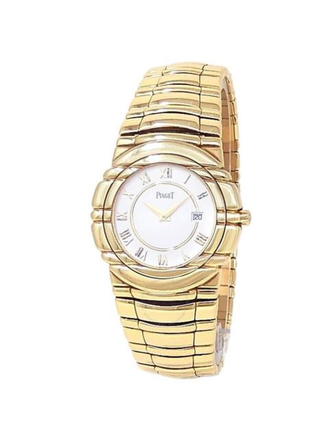 Pre-owned Piaget Tanagra Quartz White Dial Ladies Watch 17041 M 401 D