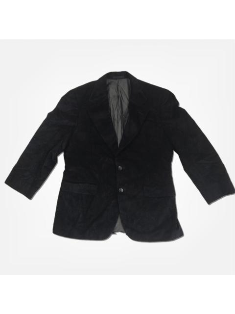 Burberry Vintage s Prorsum Corduroy Black Blazer Jacket Suit