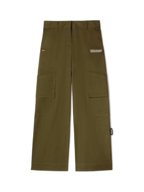 Off-White Green Toybox Cotton Cargo Pants