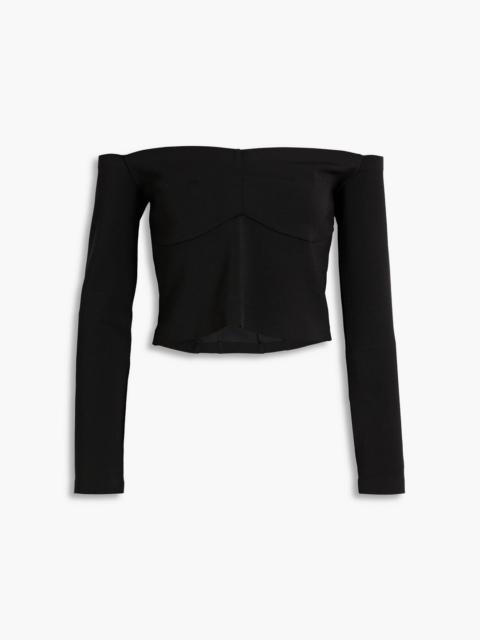 Other Designers Fantine off-the-shoulder stretch-jersey top