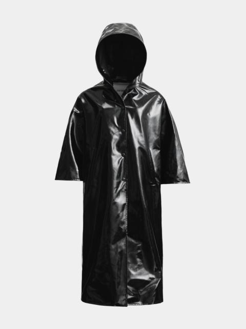 Stutterheim Concert Print Opal Poncho Black
