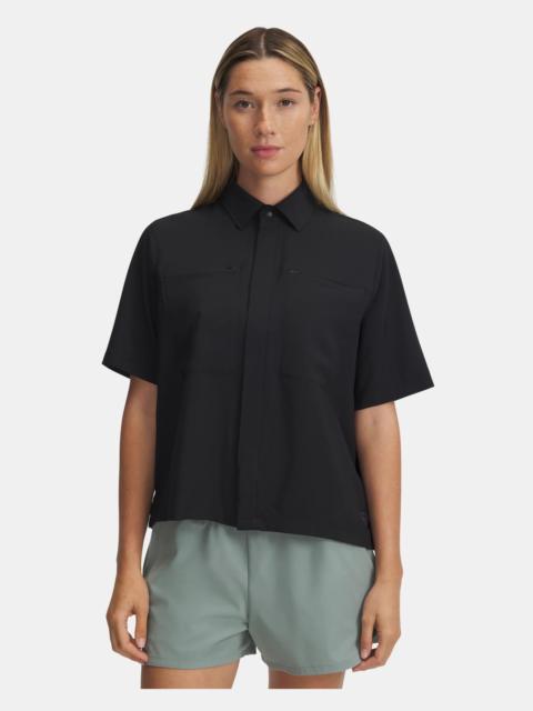 Under Armour Women's UA Fish Pro Hybrid Woven Short Sleeve