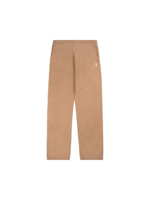 Sporty & Rich SRC Cashmere Trousers 'Camel/White'
