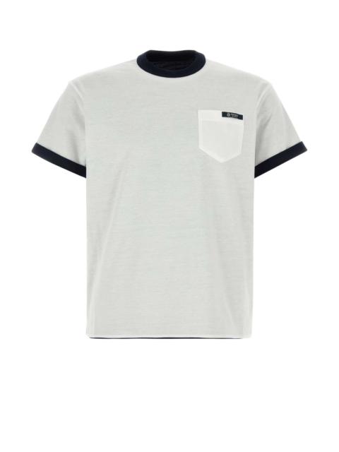 Prada Prada Men White Cotton Reversible T-Shirt