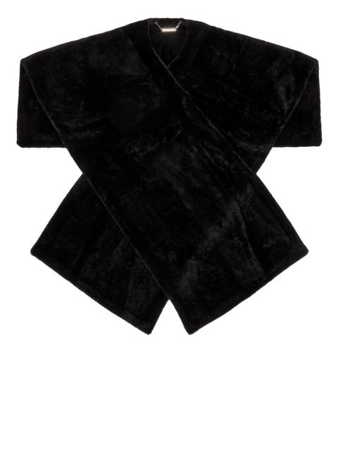 NOUR HAMMOUR Edra Shearling Scarf