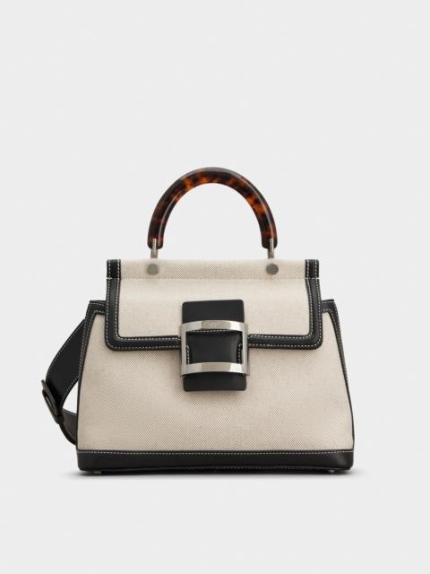 Roger Vivier Viv' Cabas Bag in canvas