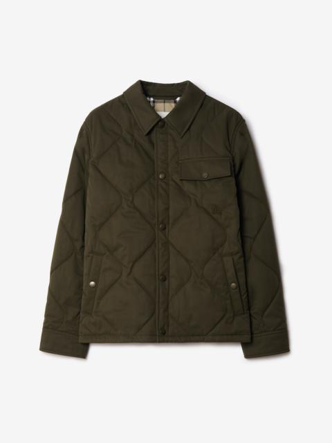Burberry Gabardine Padded Overshirt