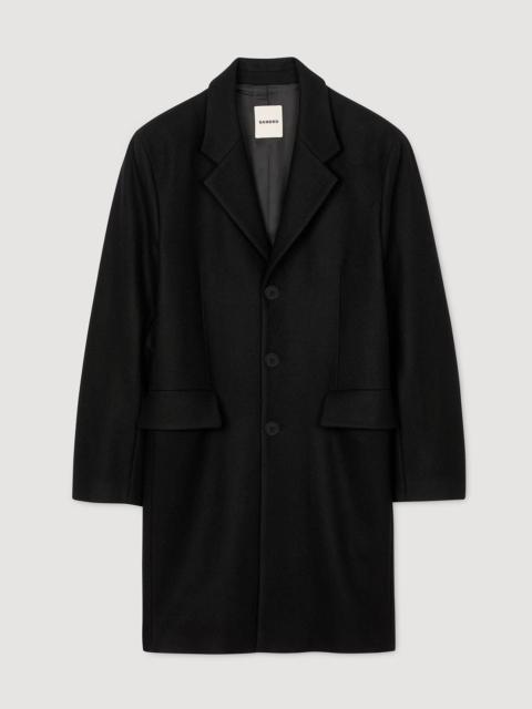 Sandro WOOL AND CASHMERE COAT