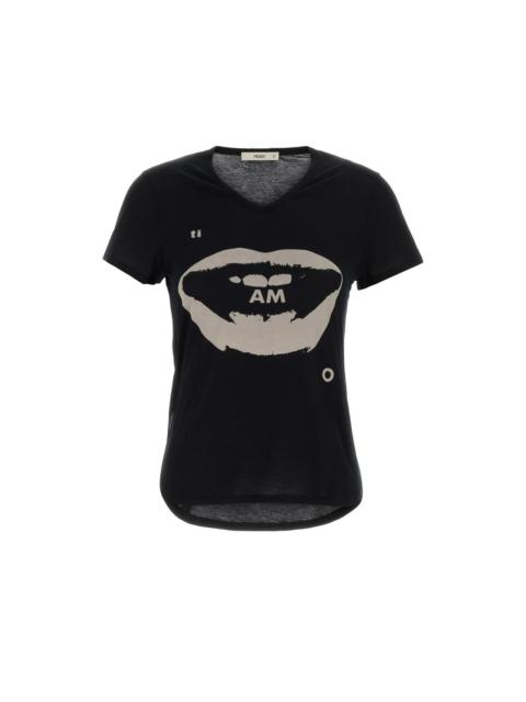 FENDI FENDI $890 T-Shirt Black New & Authentic (Women's size:4;)