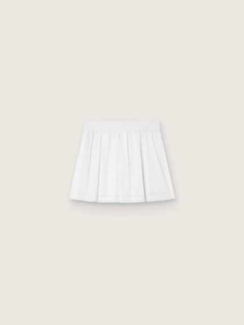 Golden Goose Pleated sports miniskirt in white