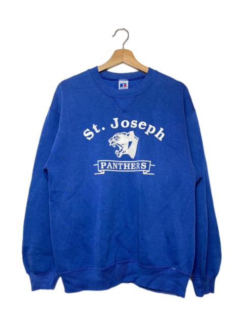 Other Designers Russell Athletic × Vintage - Vintage Russell Athelic St Jospeh Panthers Crewneck