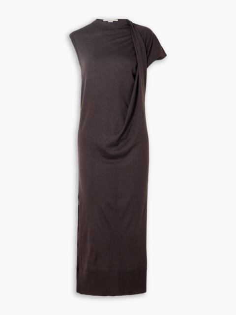 Stella McCartney Draped wool midi dress