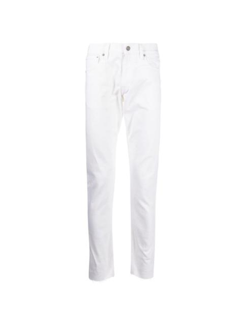 logo-patch straight-leg jeans