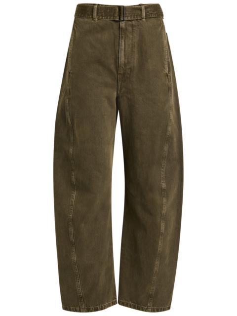 Lemaire Lemaire Belted Barrel-leg Jeans