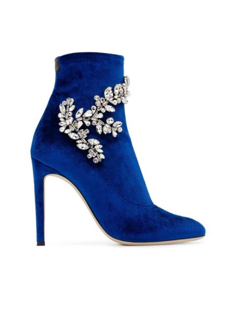Celeste crystal-embellished boots