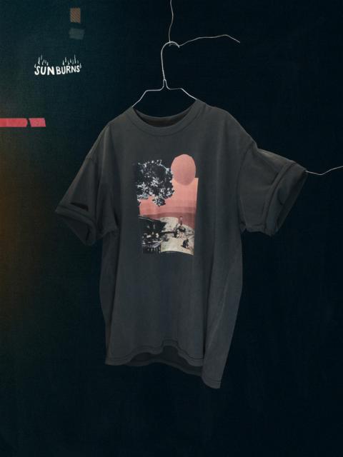 Nudie Jeans Koffe Sunburns T-Shirt Antracite