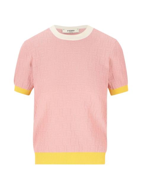 FENDI Fendi Women Cotton And Silk Blend Sweater