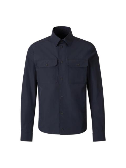 Moncler Blue Jackets - Shirt Jackets Men