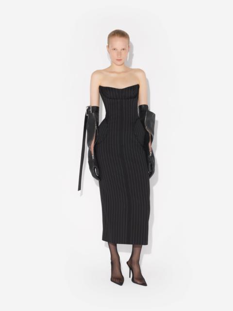 THE LONG BUSTIER DRESS