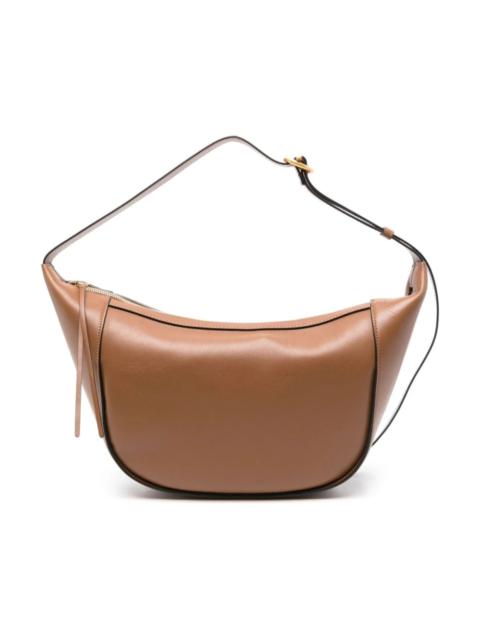 BROWN LEATHER SHOULDER BAG