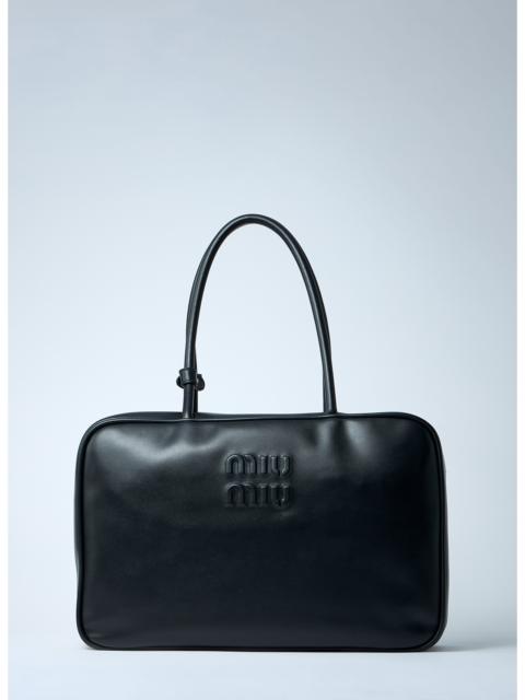 Miu Miu Miu Miu Women Beau Leather Shoulder Bag