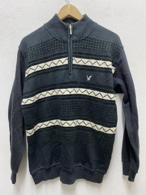 Other Designers Vintage - Lyle & Scott Half Zipper Sweatshirt Jumper Indie Scene UK