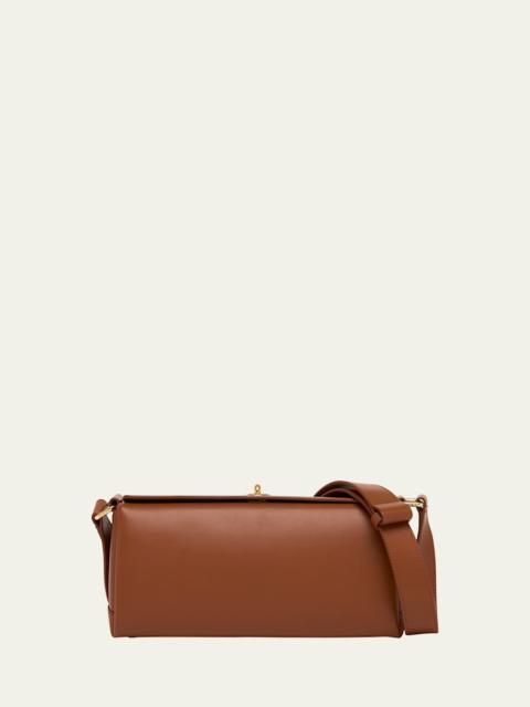 Plan C Folded Leather Shoulder Bag