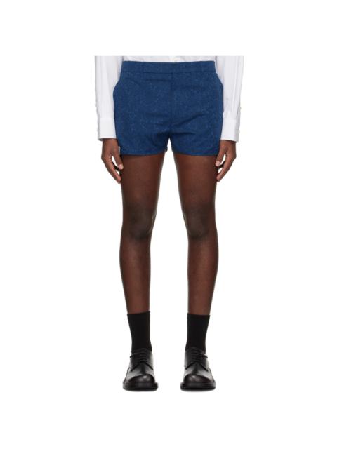 ADER error Blue Floral Shorts